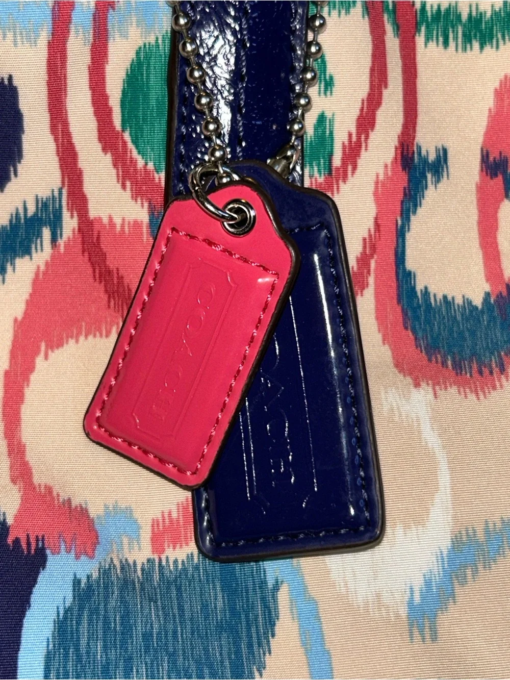 Like new Coach Signature Ikat Foldover Tote